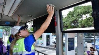 Zabıtadan toplu ulaşım araçlarında klima denetimi