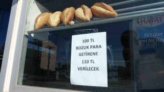 100 lira bozuk para getirene 110 lira veriyor, duyanlar oraya koştu