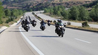 340 kilometrelik İstiklal Yolundaki motosiklet sürüşü ikinci gününde devam ediyor