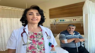 36 yıldır oturduğu yerde uyuyan hasta tedavi altına alındı