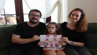 6 yaşındaki Meryemin resim yeteneği ressamlara taş çıkartıyor