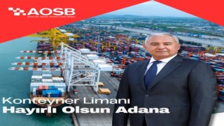 Adana Doğu Akdeniz Ana Konteyner Limanı müjdesi sanayicileri sevindirdi