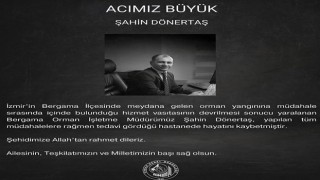 Adana Orman Müdürlüğü, Şehit Dönertaş İçin Taziye Mesajı Yayımladı