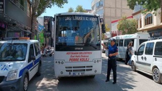 Adıyamanda toplu taşıma araçlarında klima ve temizlik denetimi