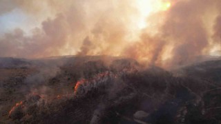 Adıyamandaki orman yangınına müdahale sürüyor