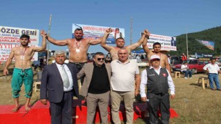 Alaçam Dürtmen Yayla Şenliklerinde başpehlivan Fatih Kanbur