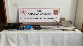 Amasyada kaçak kazı operasyonu: 11 gözaltı
