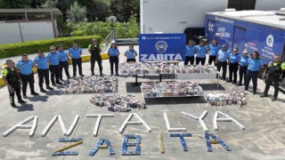 Antalya Büyükşehir Zabıtası 5 bin 807 adet sahte parfüme el koydu