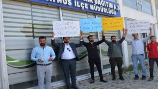 Aras EDAŞı protesto ettiler