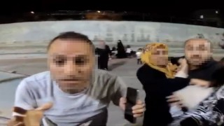 Arnavutköyde ilginç olay, bisiklet parkurunda bisiklet süren çocuğa saldırı