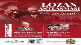 Atakum Belediyesinden Lozanın 101. yıl dönümüne özel program