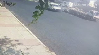 Avcılarda baba oğlun hayatını kaybettiği kaza güvenlik kamerasında