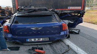 Avukatın öldüğü kazada tır sürücüsü tutuklandı
