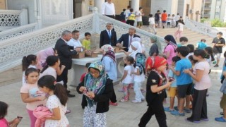 Aydın İl Sağlık Müdürü Şenkul, Yaz Kuran Kursu öğrencileri ile bir araya geldi