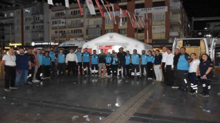 Aydında sağlık ekiplerinden 15 Temmuz mesaisi