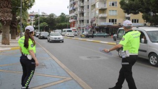 Aydında trafik ekiplerinden “KPSS” seferberliği