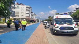 Aynı yöne giden motosikletler çarpıştı: 1 yaralı
