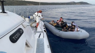 Ayvacık açıklarında 16 kaçak göçmen yakalandı