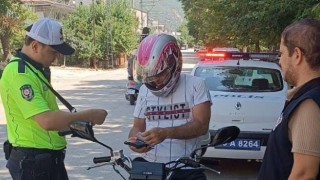 Bahçe İlçe Emniyet Müdürlüğü Kask Denetimlerini Artırdı