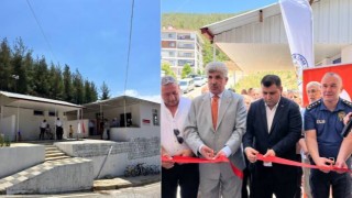 Bahçe'de TOKİ içindeki prefabrik camii törenle açıldı