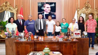 Başkan Balaban LGS Türkiye birincilerini ağırladı