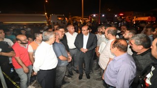 Başkan Geçit: “Yangında mağdur olan esnaflarımızın yanındayız”
