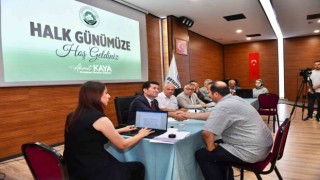 Başkan Kaya, ilk Halk Günü toplantısını gerçekleştirdi
