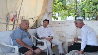 Başkan Ünlü, orman şehitlerinin aileleri ile görüştü