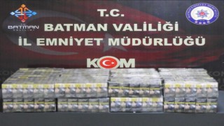 Batmanda tankerle kaçak sigara sevkiyatı polise takıldı