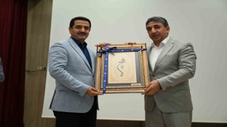 Battalgazide müftü Özdemire veda programı