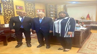 Belediye Başkanı Özdemirden Bahçeliye ziyaret