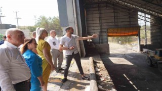 Belediye başkanlarından katı atık tesisine inceleme gezisi