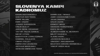 Beşiktaşın Slovenya kamp kadrosu belli oldu