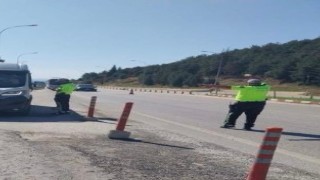 Bilecikte 1 araç trafikten men edilirken 86 araç sürücüsüne 143 bin TL ceza