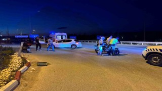 Bilecikte otomobile çarpan motosiklet sürücüsü yaralandı