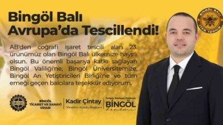 Bingöl Balı Avrupada tescillendi