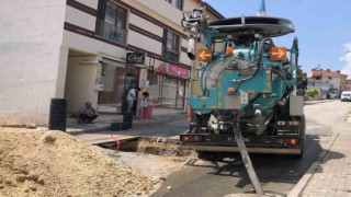Bozüyükte yağmur suyu hatları yenileniyor