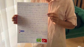 Brezilya Büyükelçisi Ceglia, küçük Neymar hayranını kabul etti
