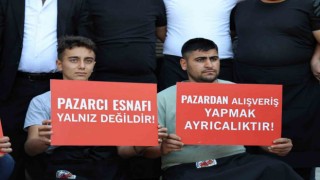 Bu kez pazarcılar eylem yaptı, belediye ve zincir marketleri suçladılar