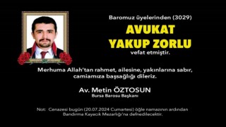 Bursa Barosunun acı günü