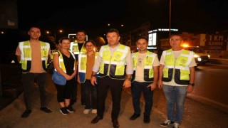 Bursa Büyükşehirden daha temiz bir Bursa için gece mesaisi