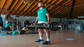 Bursaspor salonda çalıştı