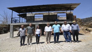 Büyükşehir yangın mağdurunu yalnız bırakmadı