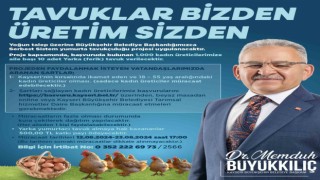 Büyükşehirden ‘Tavuklar Bizden Üretim Sizden kampanyası