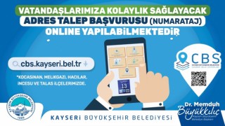 Büyükşehirin adres talep başvuruları ‘çevrimiçi yapılıyor