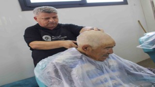 Büyükşehirin Mobil Kuaför Tırı yaylalarda