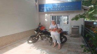 Çalıntı motosiklet bulunup sahibine teslim edildi