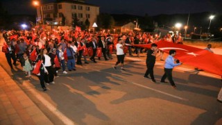 Çamelinde 15 Temmuz şehitleri Azerbaycanlı konuklarla birlikte anıldı