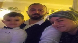 Çanakkalede eşi tarafından pompalı tüfekle öldürülen anne ve çocuğu toprağa verildi