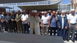 Çorumda İsmail Heniye için gıyabi cenaze namazı kılındı